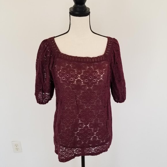 Loft Lace Top - L - Picture 1 of 3